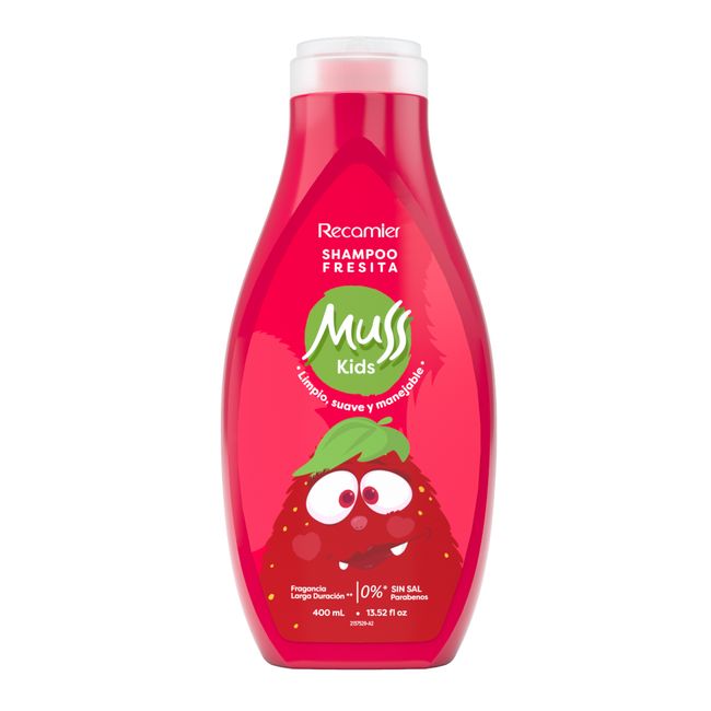 Shampoo Muss Fresita edicion esp x 400ml Shampoo Fresita Edicion Especial Muss 400ml