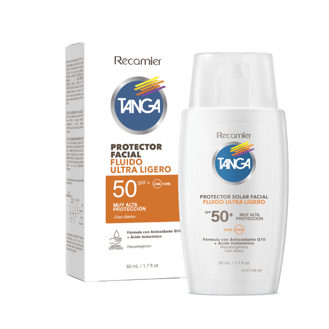 Prot facial texligera.TANGA SPF50+ x50ml