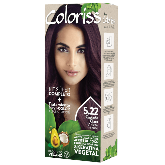 Tinte Coloriss Kit No. 5.22 x 50 Gr