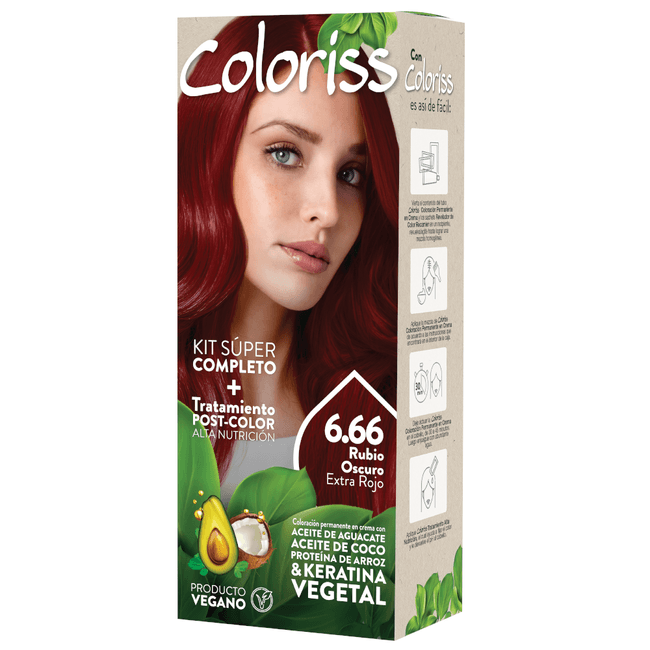 Tinte Coloriss Kit No. 6.66 x 50 Gr