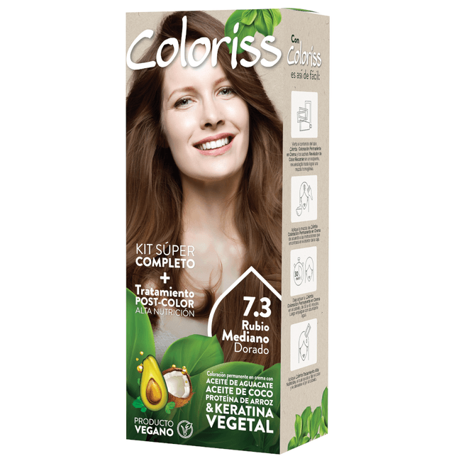Tinte Coloriss Kit No.7.3 x 50 Gr